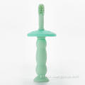 Silicone Baby Toothbrush Baby Soft Long Handle Silicone Training Toothbrush Supplier